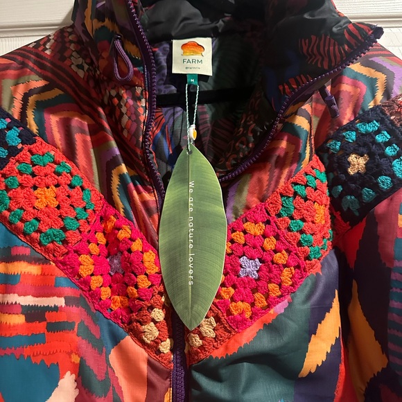 FARM Rio Multicolor Patchwork Quilted Jacket - Picture 10 of 10